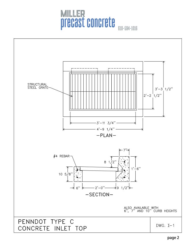 Inlets & Catch Basins Miller Precast Concrete