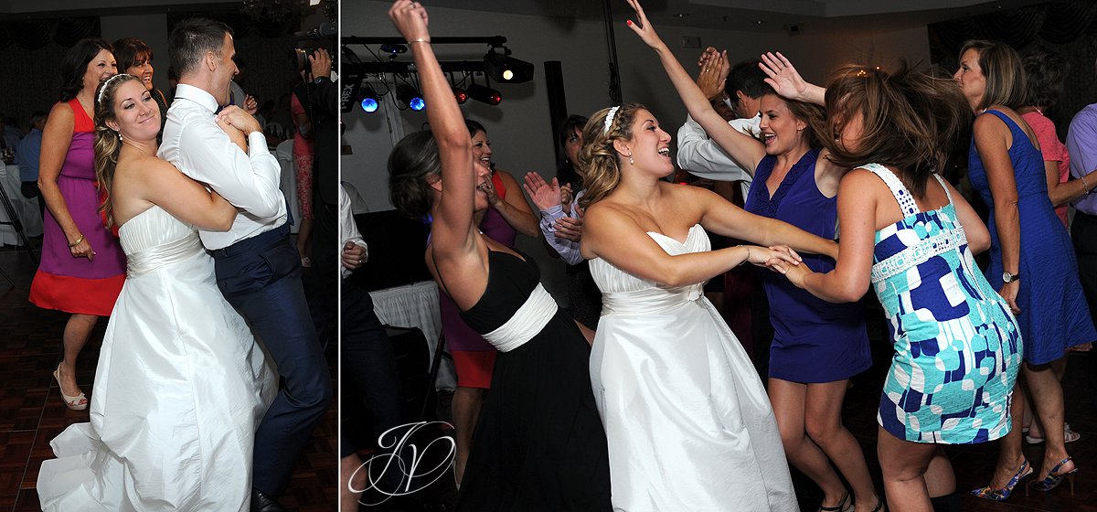 Mohawk River Country Club & Chateau, Saratoga Wedding Photographer, reception photography, reception detail photo, dancing photos