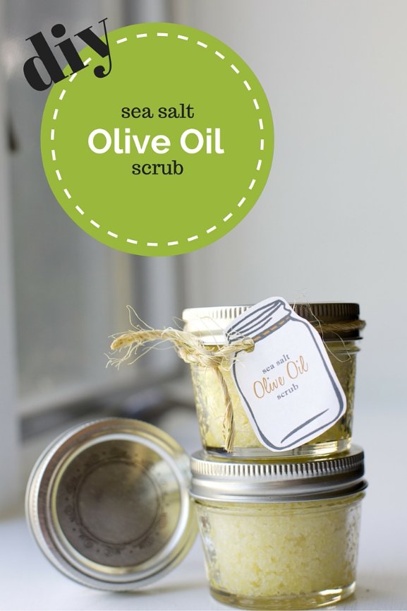 DIY Sea Salt Olive Oil Scrub
