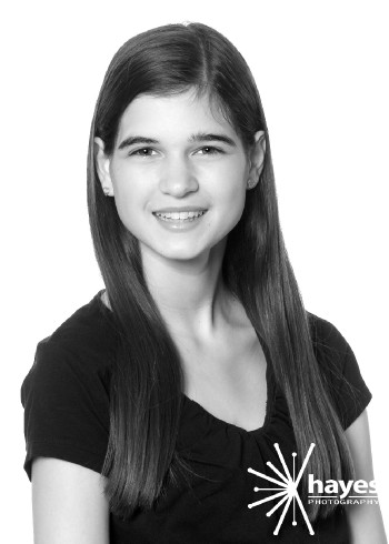headshot, theater, Hayes Photography, Webster Thomas High School, portrait