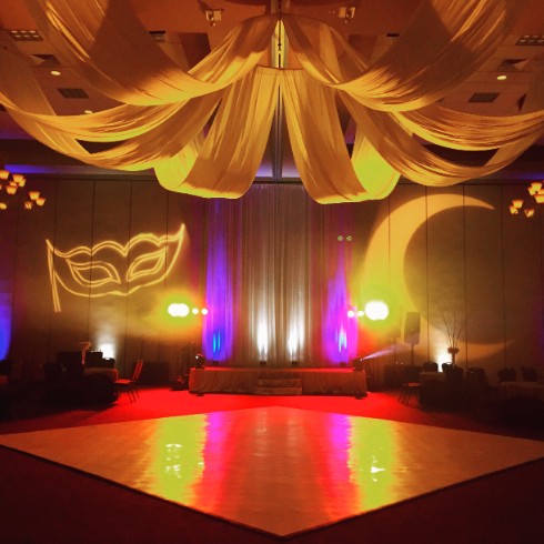 Prom Events Metropolitan Disc Jockey DJ Lighting 