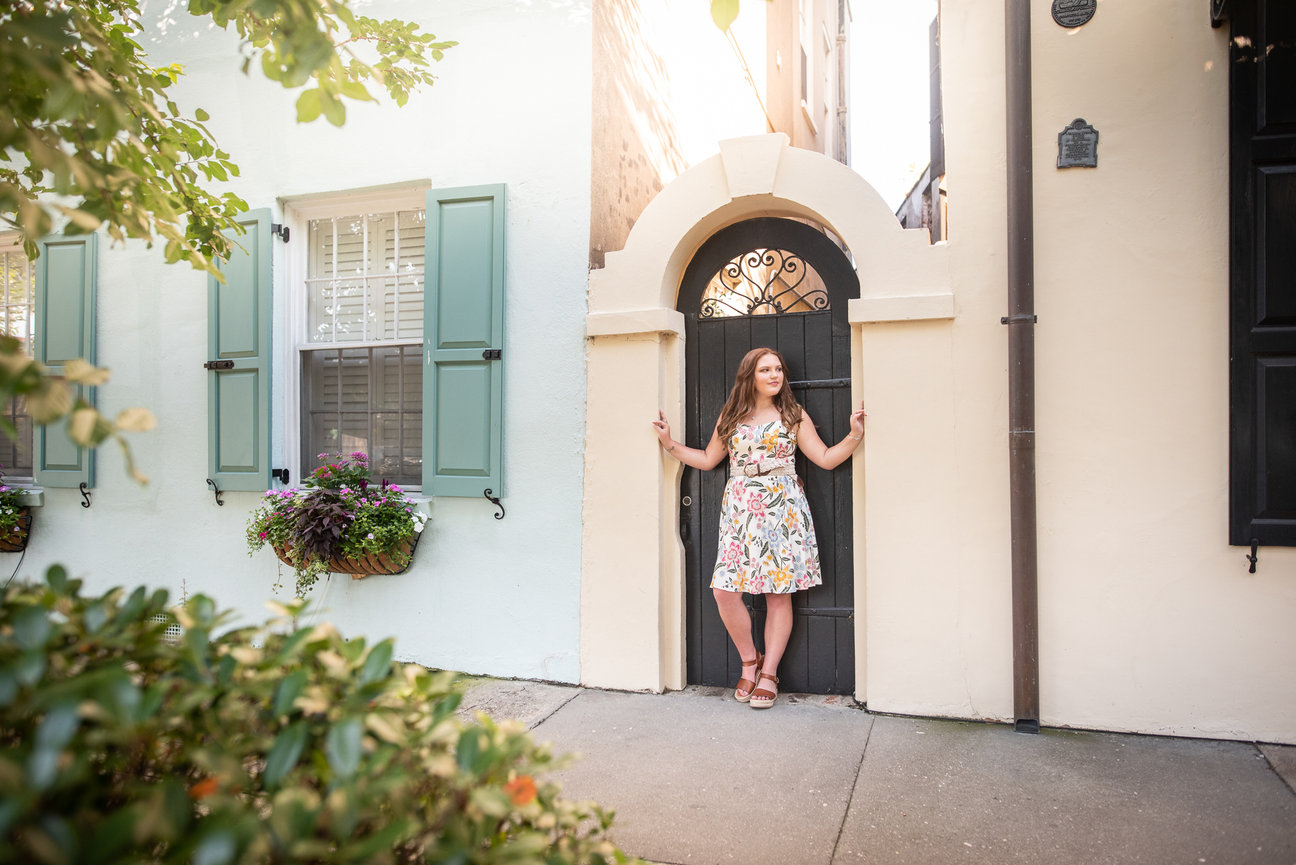 Sophistication in Charleston Senior Portraits, Tharyn