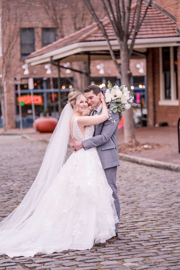 February Wedding at Market Hall Raleigh NC