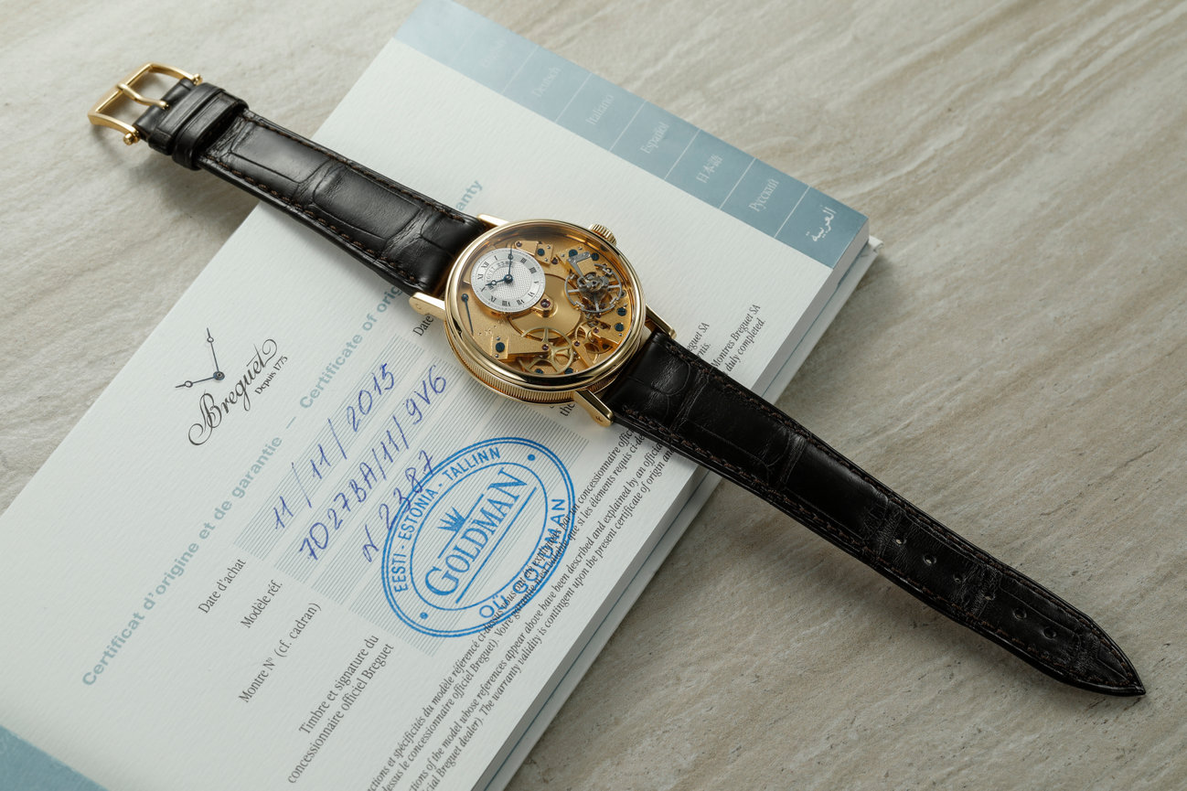 Breguet La Tradition 7027 BA Papers 2015 Roy Sacha Davidoff SA