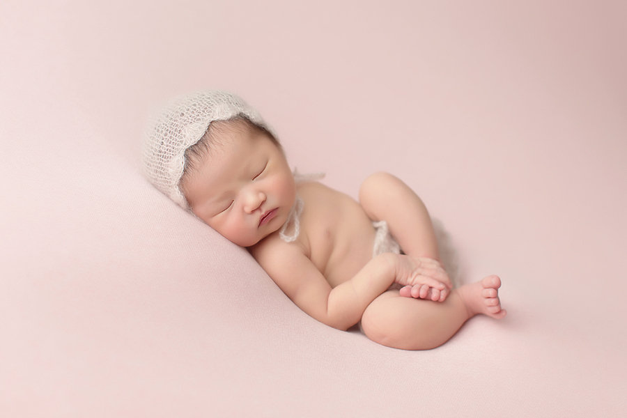 Beautiful newborn baby boy, Santa Monica Newborn Photographer