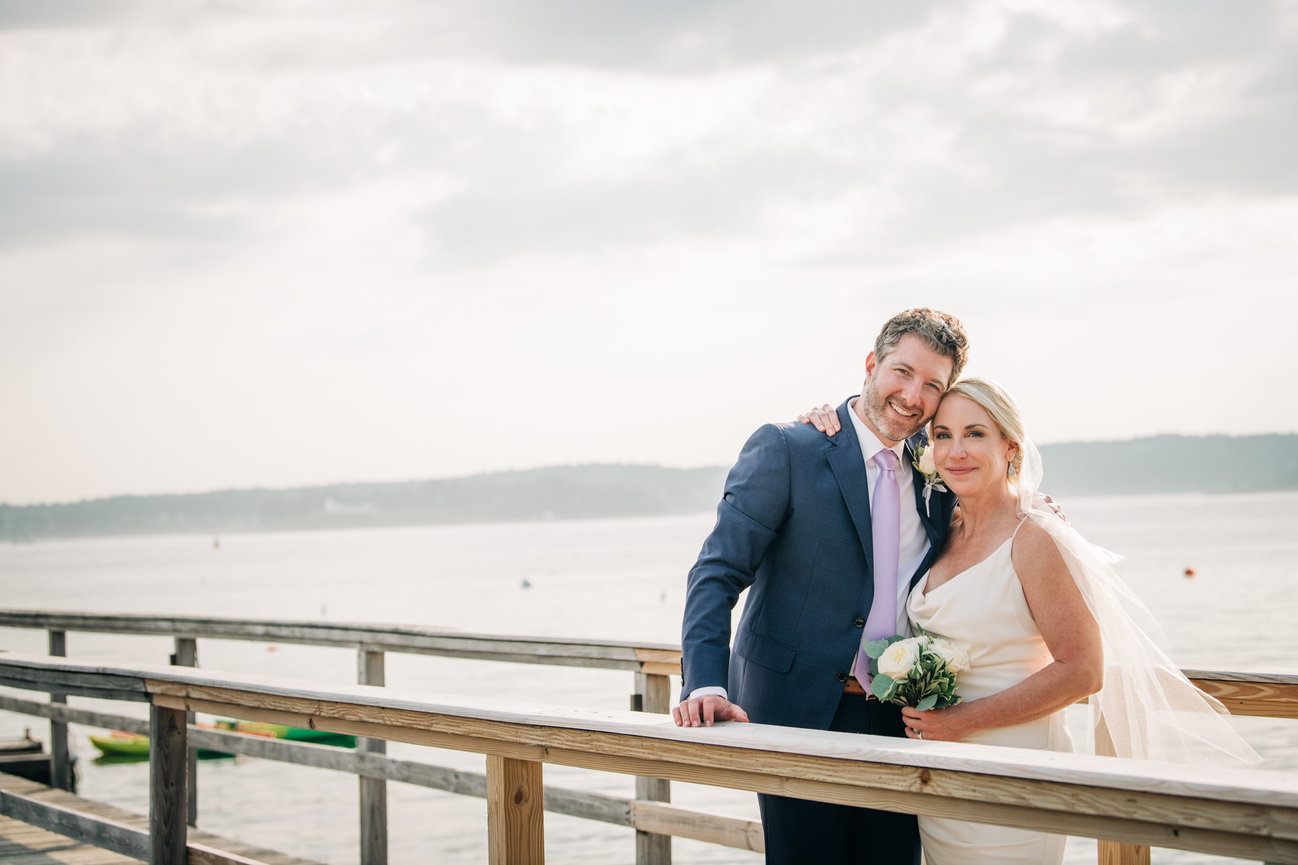 Seth & Ericka's Spruce Point Inn Wedding