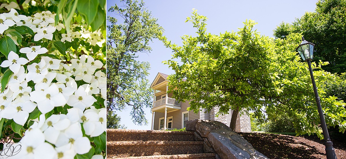 shenandoah valley golf club exterior wedding