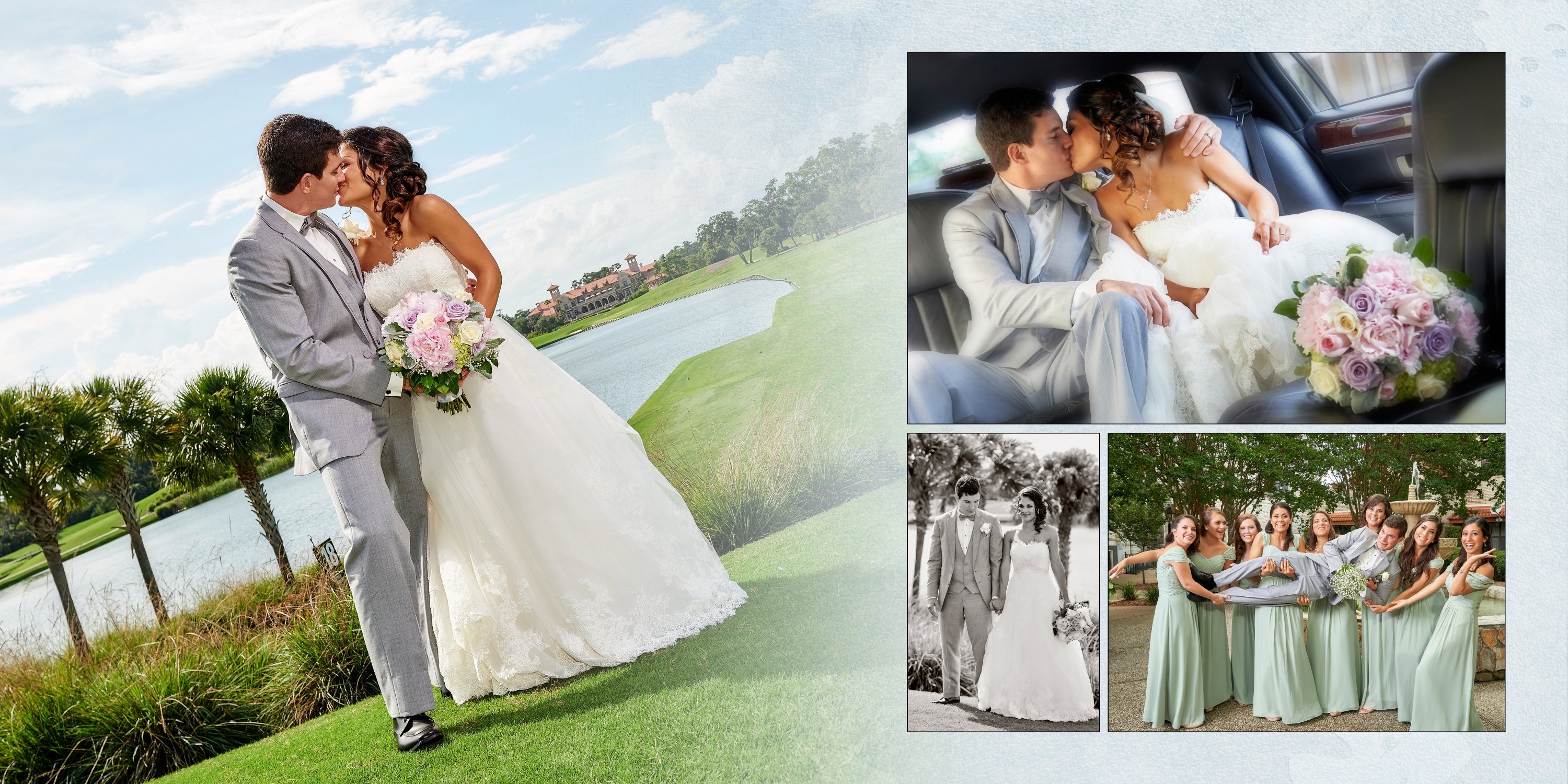 TPC Sawgrass wedding album, Dan Harris PhotoArt