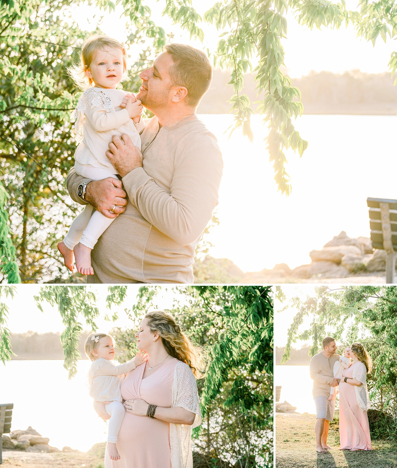 image collage, family maternity session, Saint Augustine, Florida, Ryaphotos