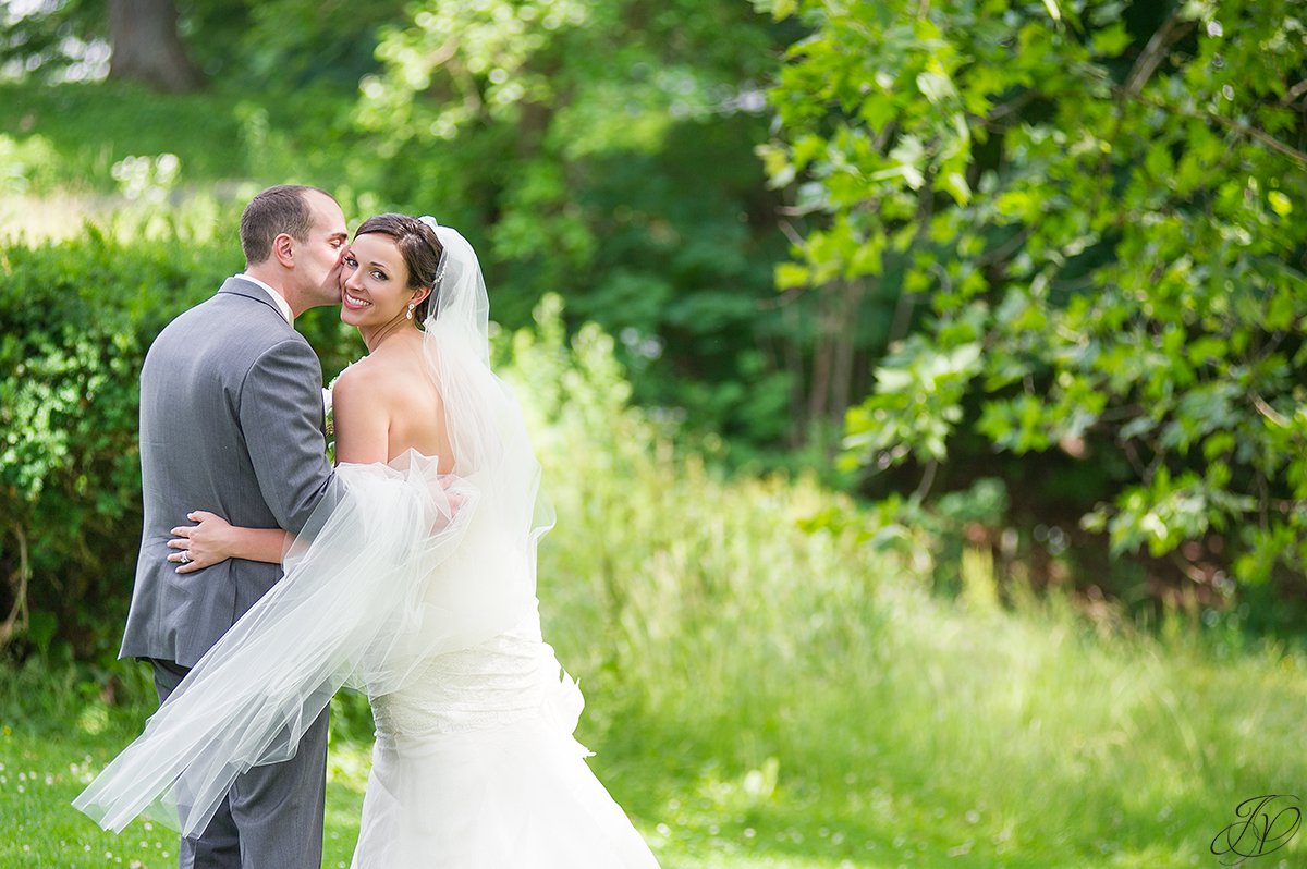 beautiful bride and groom shot in congress park