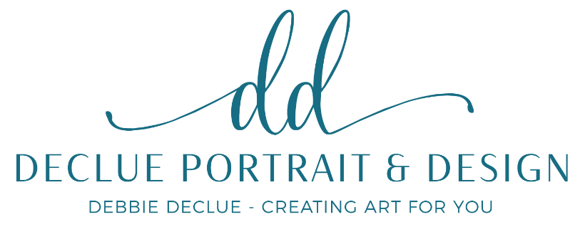 DeClue Portrait and Design Logo