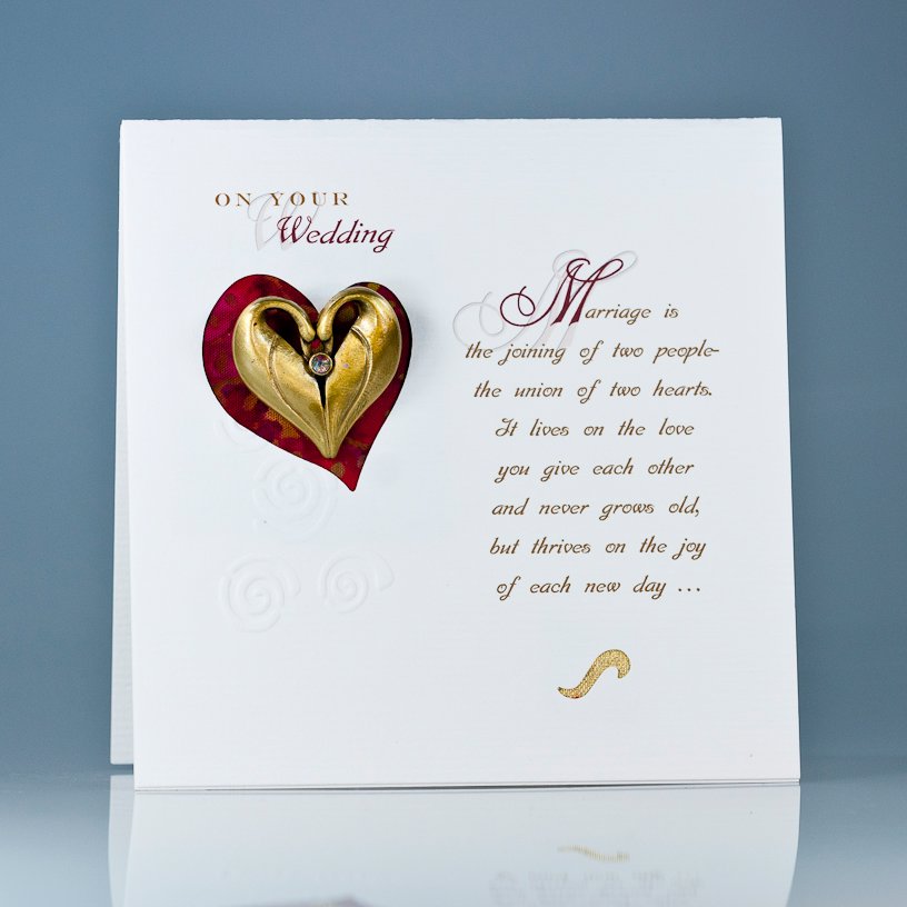 Handcrafted Heart Greeting Card