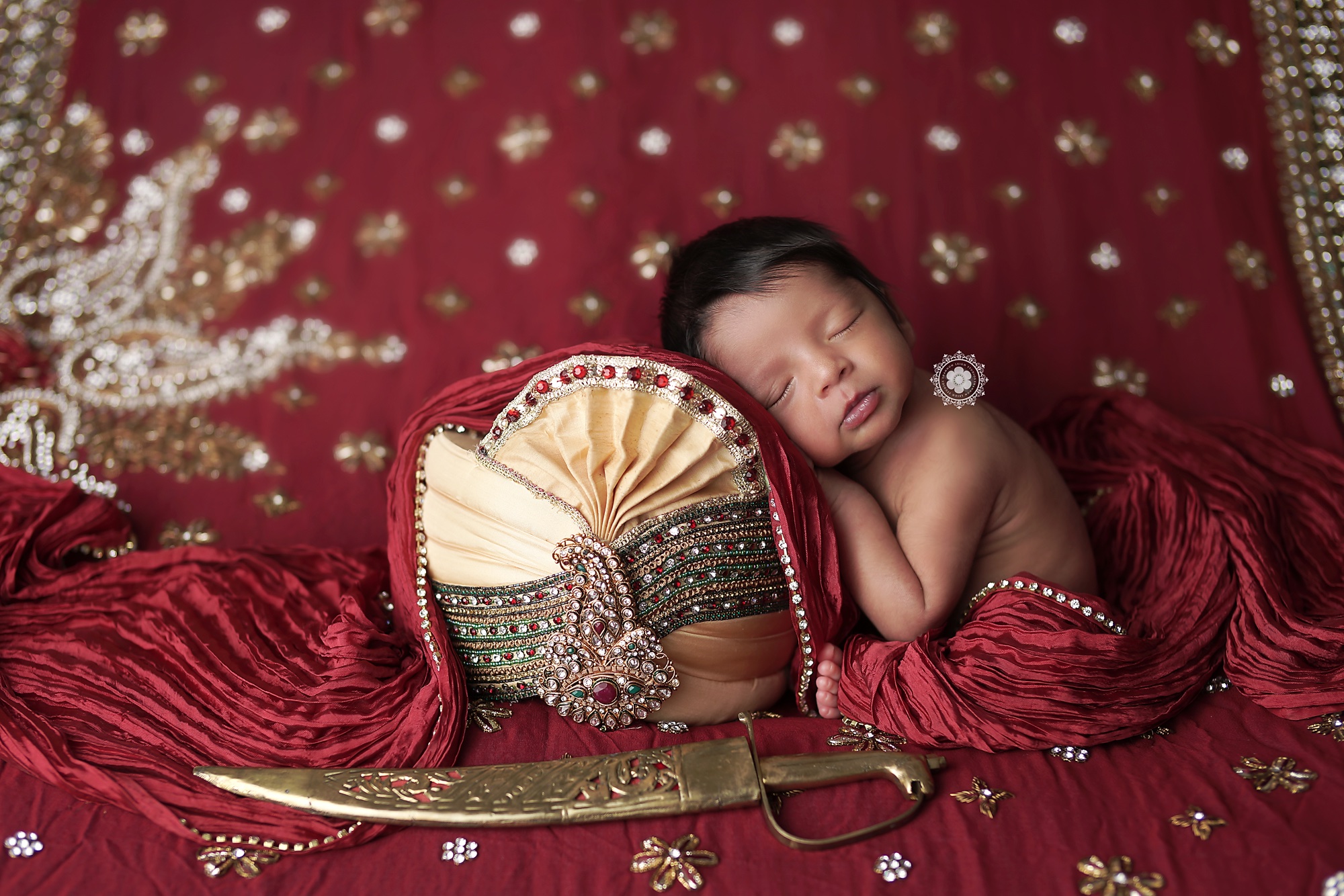 Adorable Arjun Atlanta Newborn Baby Photographer Shannon Leigh Studios