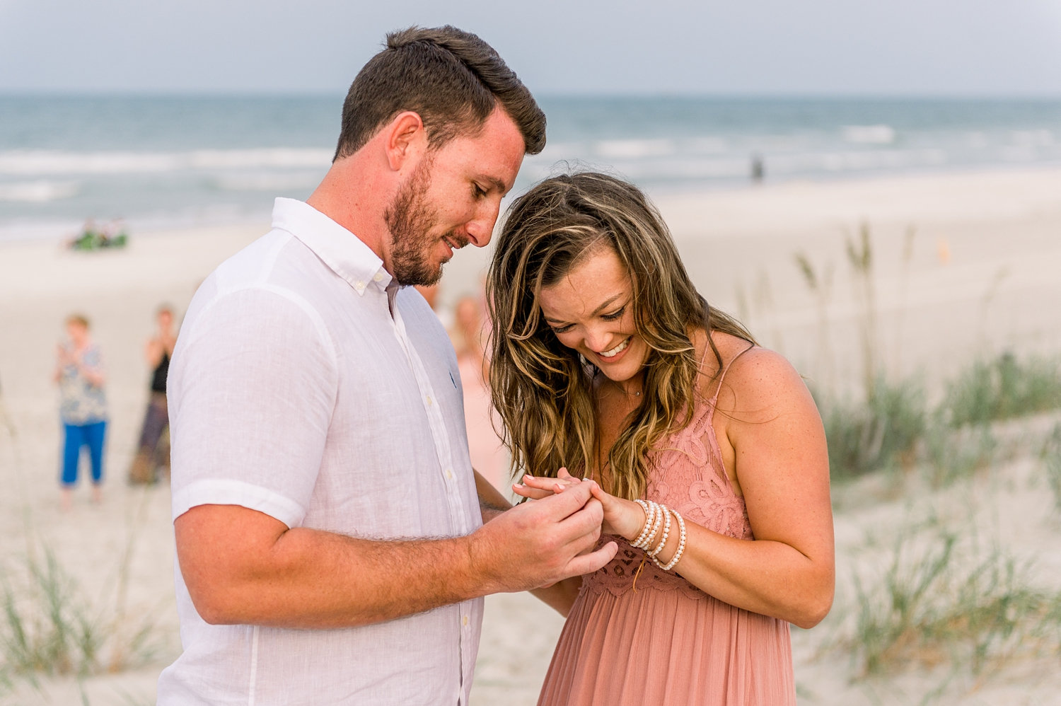 surprise engagement, surprise engagement at the beach, Rya Duncklee Photography