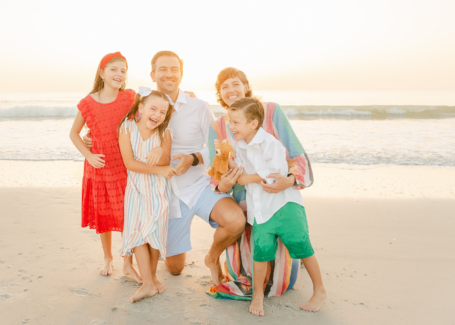 cancer survivor photography session with her husband and three children