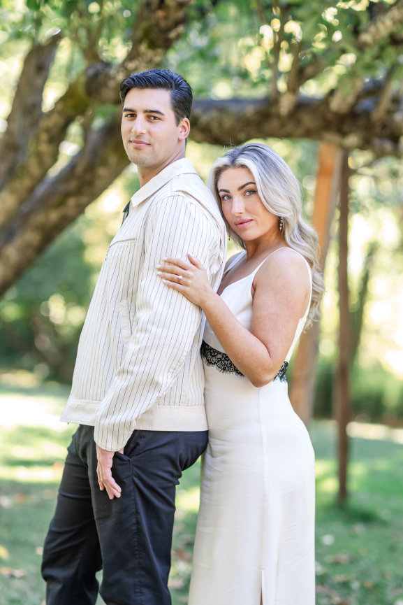 Marriage proposal at Dawn Ranch, Northern California. Photographed by Studio J Photography
