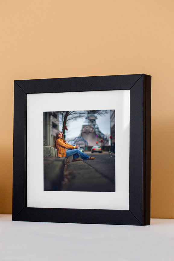 GraphiStudio Reveal Box hand-finished Italian presentation box for heirloom senior portrait prints — Swartz Portraits