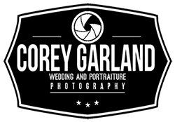 COREY GARLAND PHOTOGRAPHY Logo