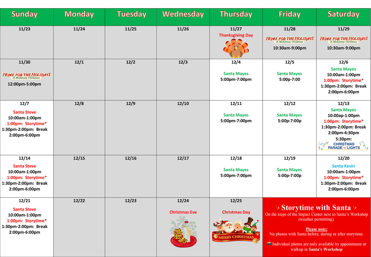 Daily Schedule