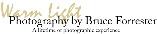 Warm Light Photography by Bruce Forrester Logo