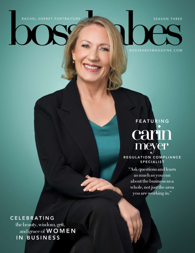 Carin Meyer on the cover of Boss Babes Magazine