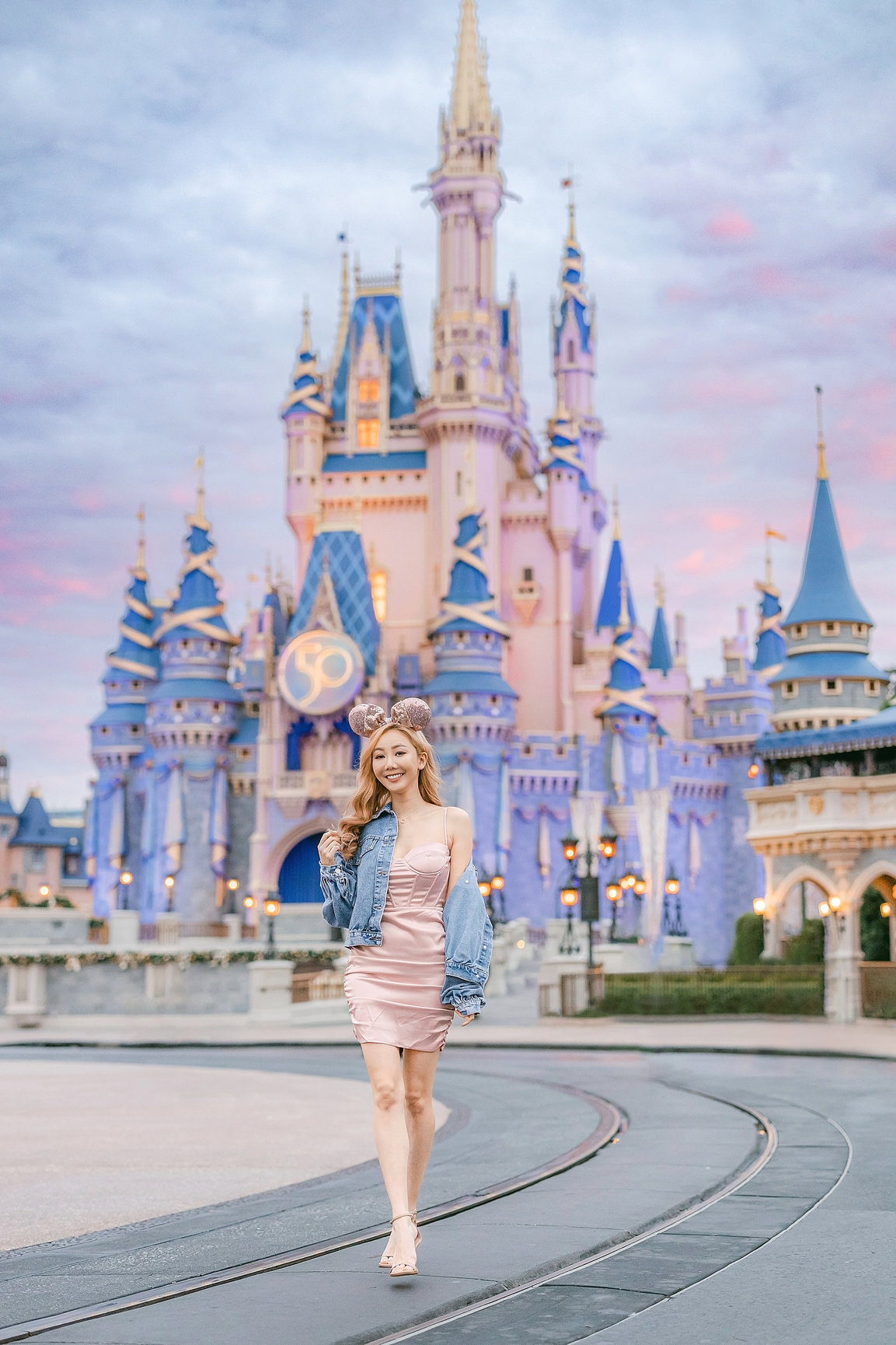 Influencer Milly Yang at the Magic Kingdom, Orlando Florida - Rya ...