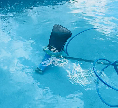 Weekly residential pool cleaning service