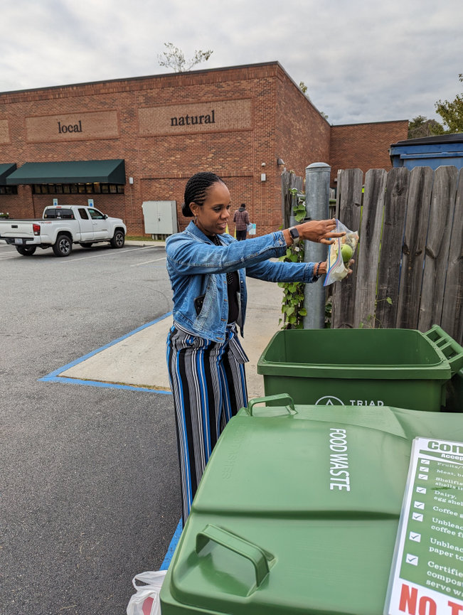 New Compost Bins at the Coop Deep Roots Market Greensboro's Local