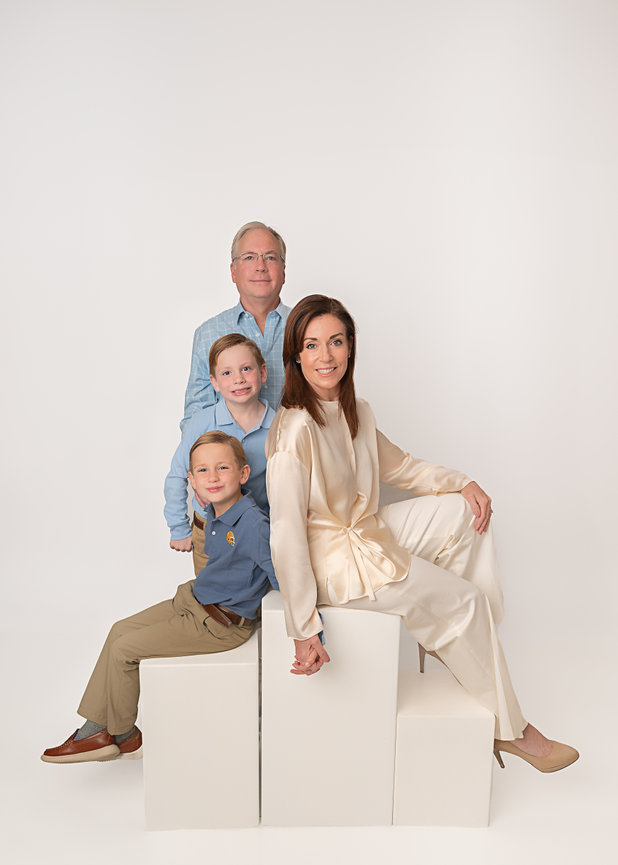 Editorial-style family image for Spring Lake studio photography