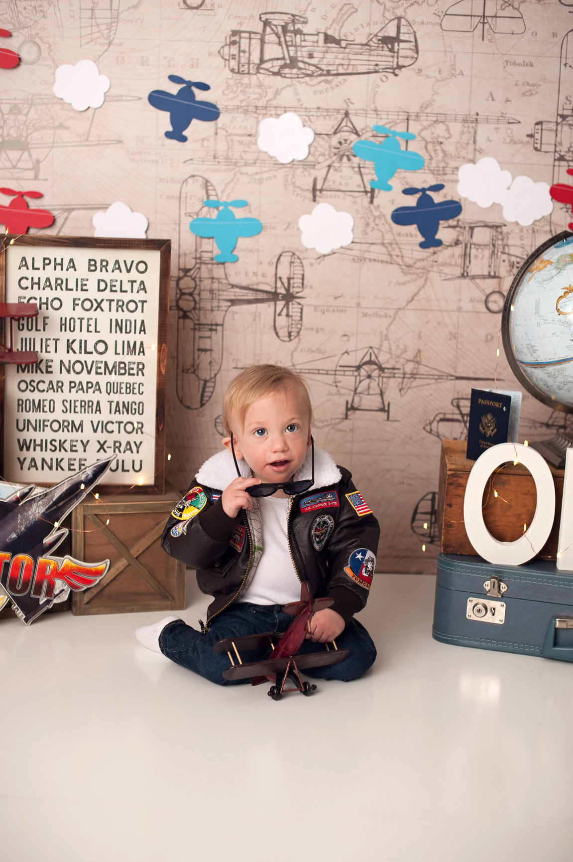 A Top Gun Cake Smash Salt Lake City Utah Cake Smash Photographer