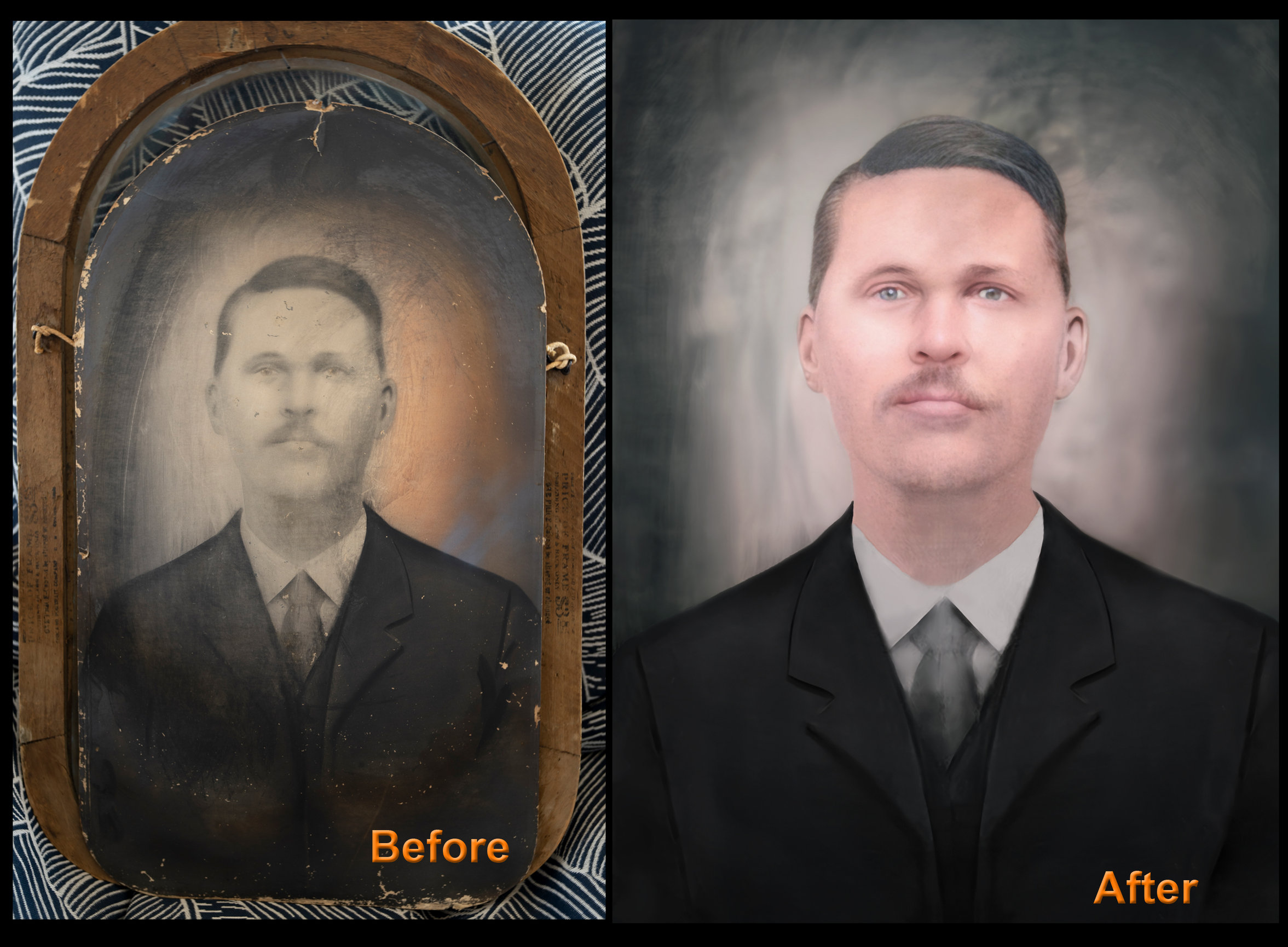 Image Restoration - Jordan Portrait Design