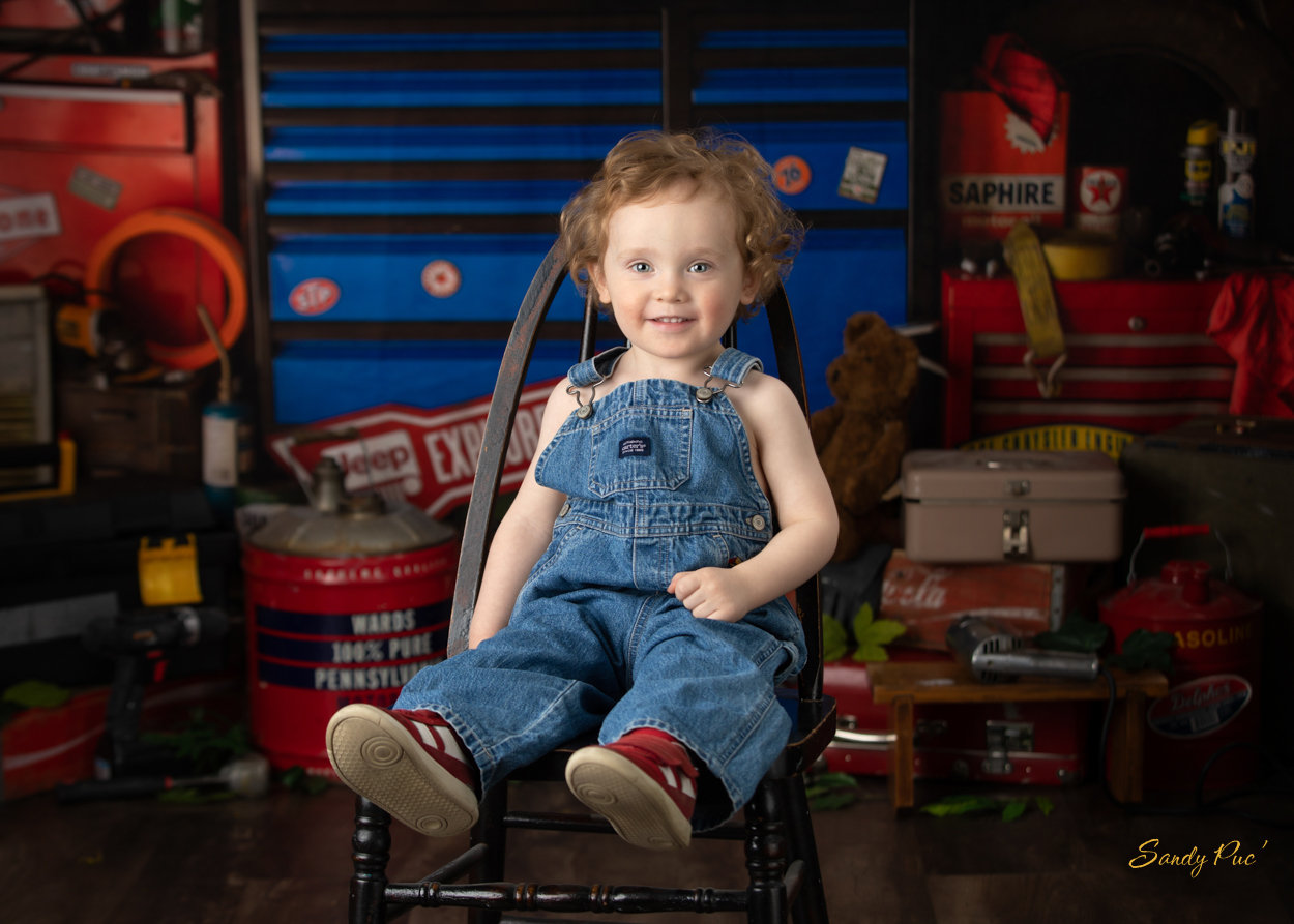 Grease Monkeys Denver Children's Mini Sessions Sandy Puc Photography