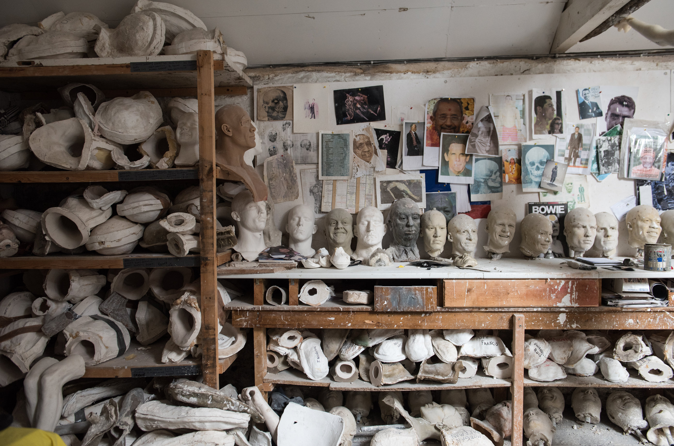 Mike Wade Wax Sculptor Katharine Davies Photography