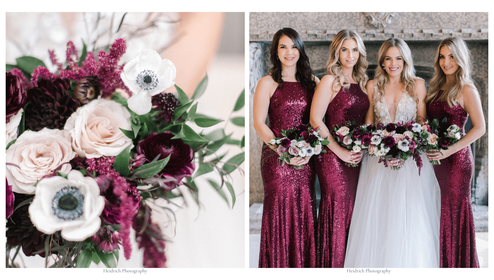 Winter Bridal Bouquets, image size:2000x1133