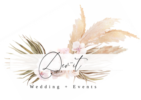 Dev-it Wedding + Events Logo