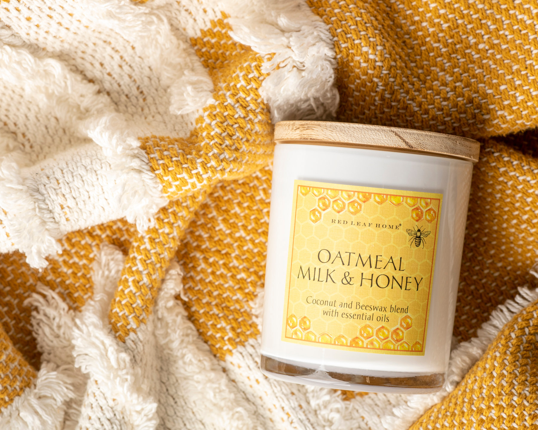 Product Photography for Red Leaf Home Candles