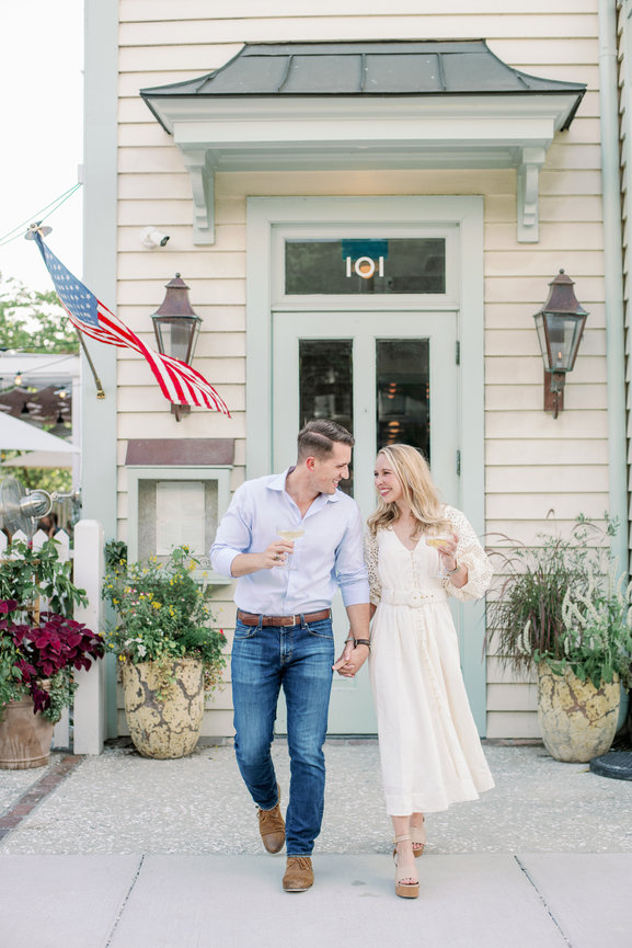 Engagement shoot at Post House Inn Mount Pleasant Charleston, South Carolina by Heather Durham Photography.