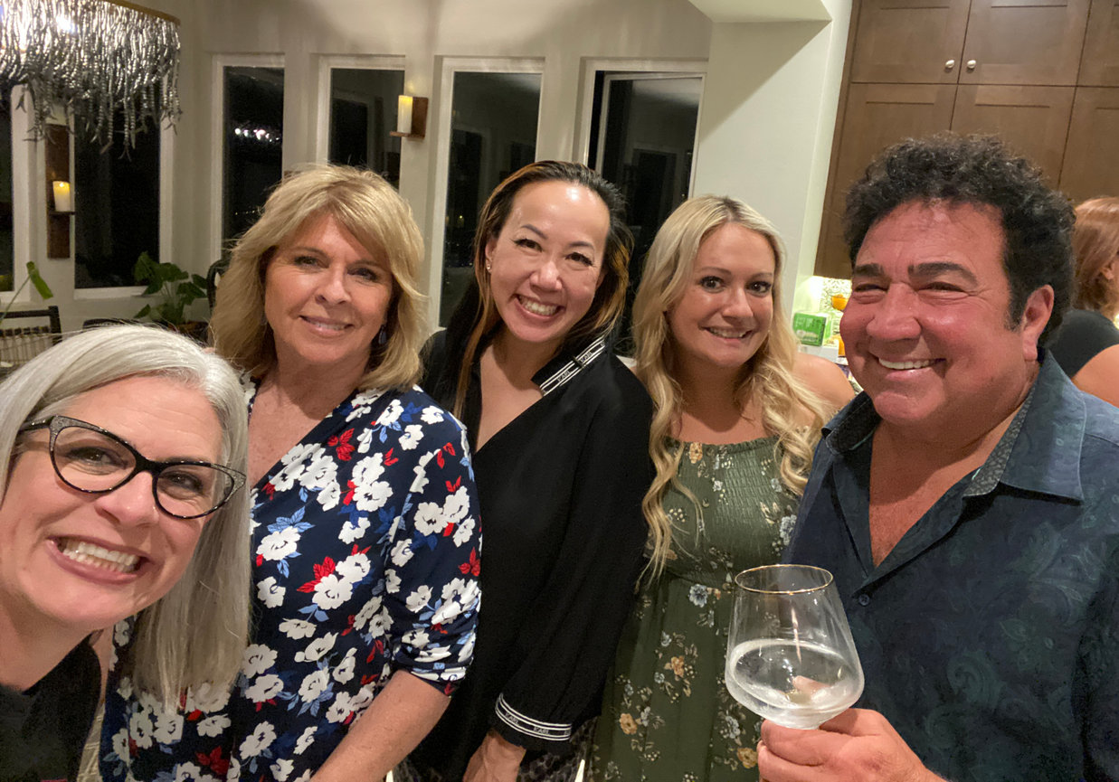 PPSDC members having fun with Baby Dream Backdrop owner after an event in San Diego