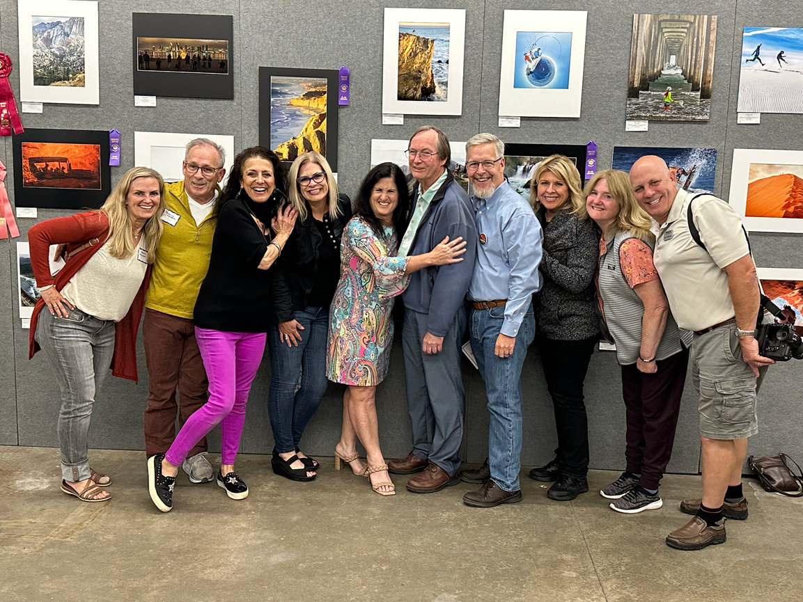 PPSDC Members attending the Artists Receptions at the International Exhibit of Photography at the San Diego County Fair