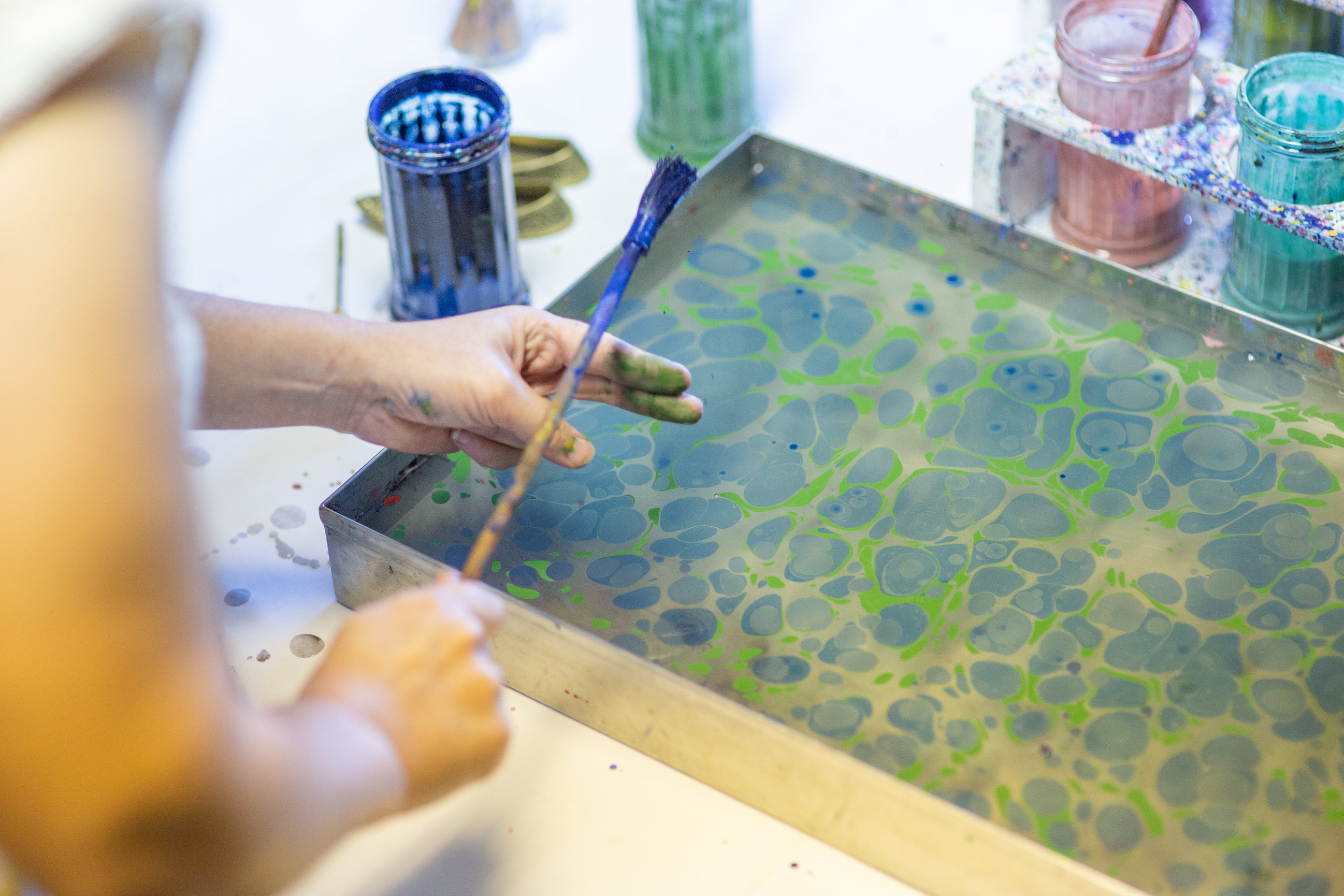 Ancient Art of Water-Marbling, Ebru