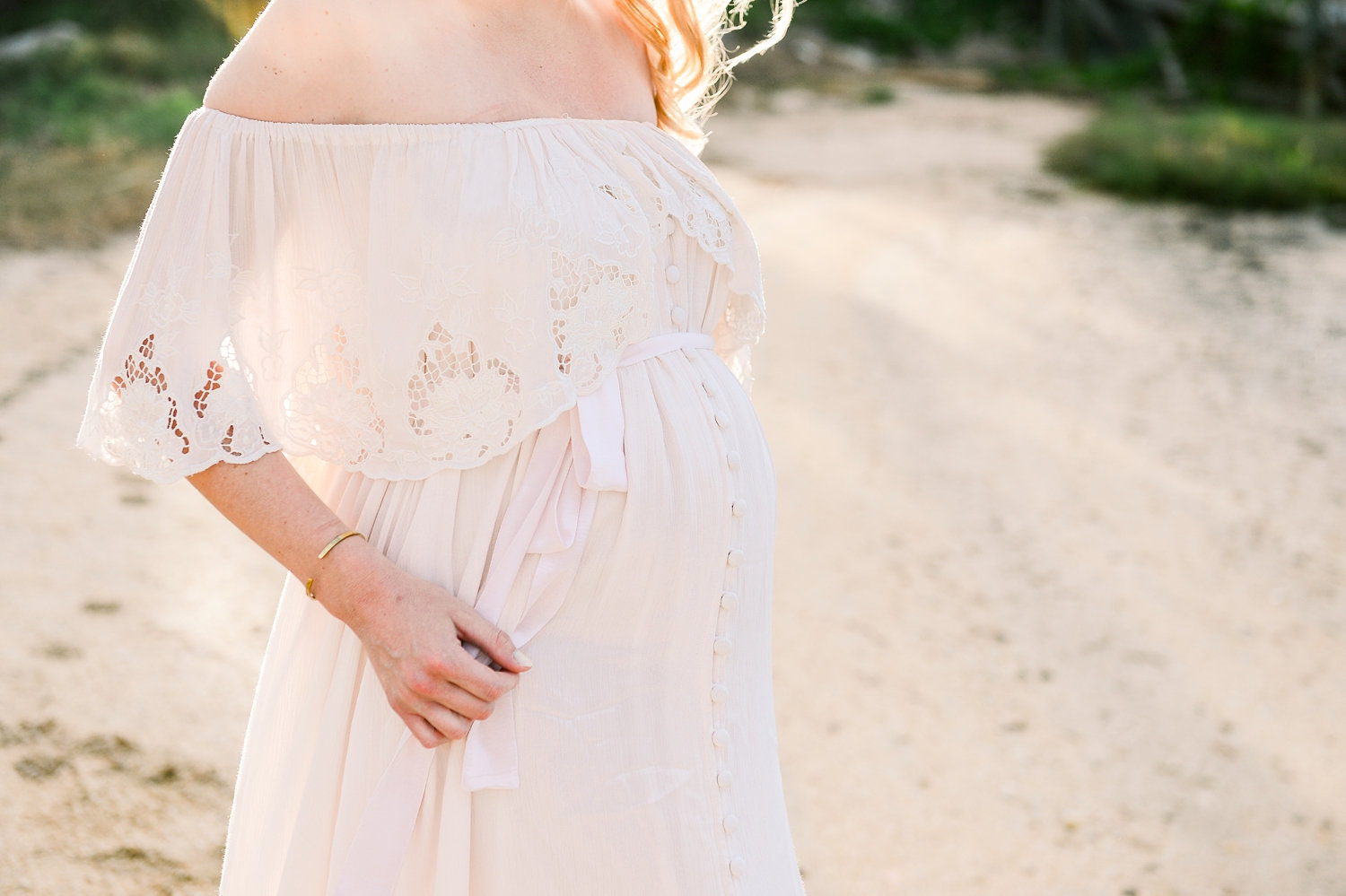 bohemian baby bump, bohemian maternity dress, Florida maternity photographer